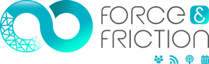 Force & Friction - Logo Teal - With Icons